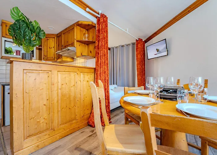 Lägenhet Family 1br And Alcove 6 Guests By Slopes - L'arcelle Val Thorens